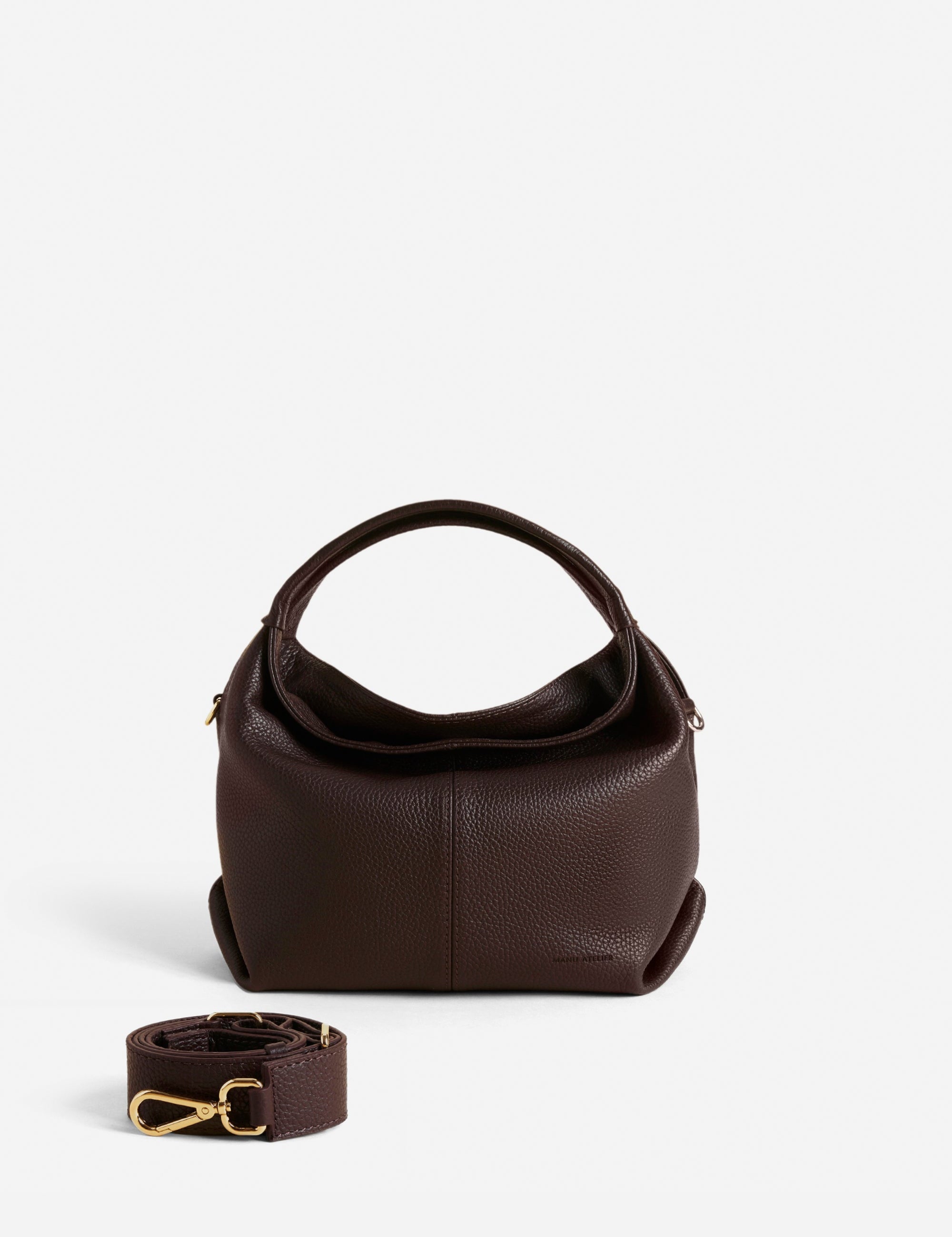 Mini Gala Calf Skin Leather Deep Brown 