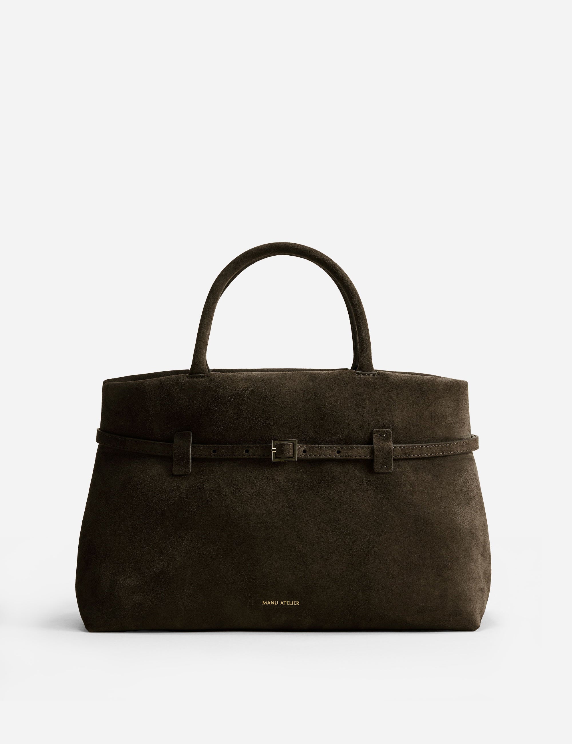 Le Cambon 35 Tobacco Green Suede Front