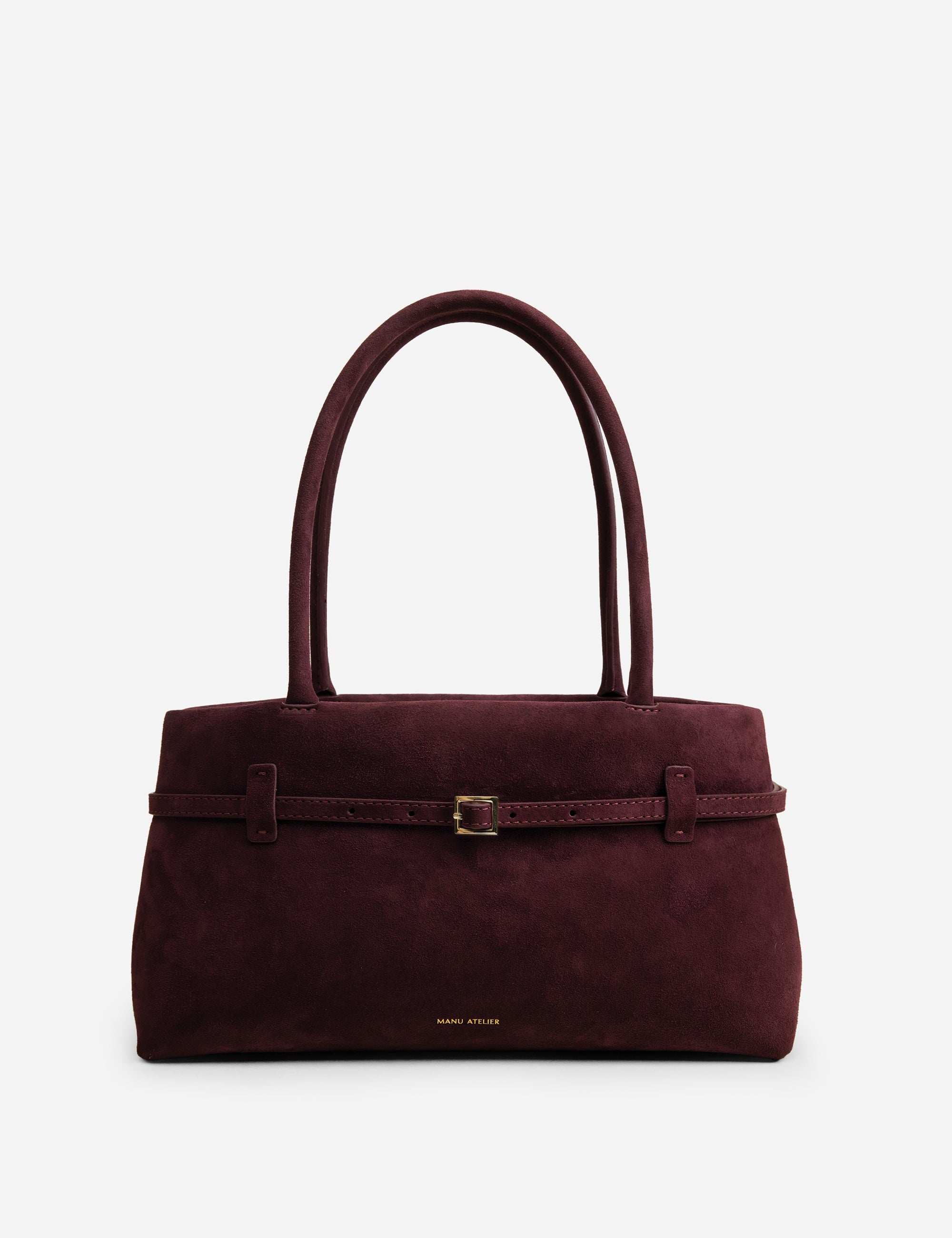 Le Cambon East West Merlot Suede Front