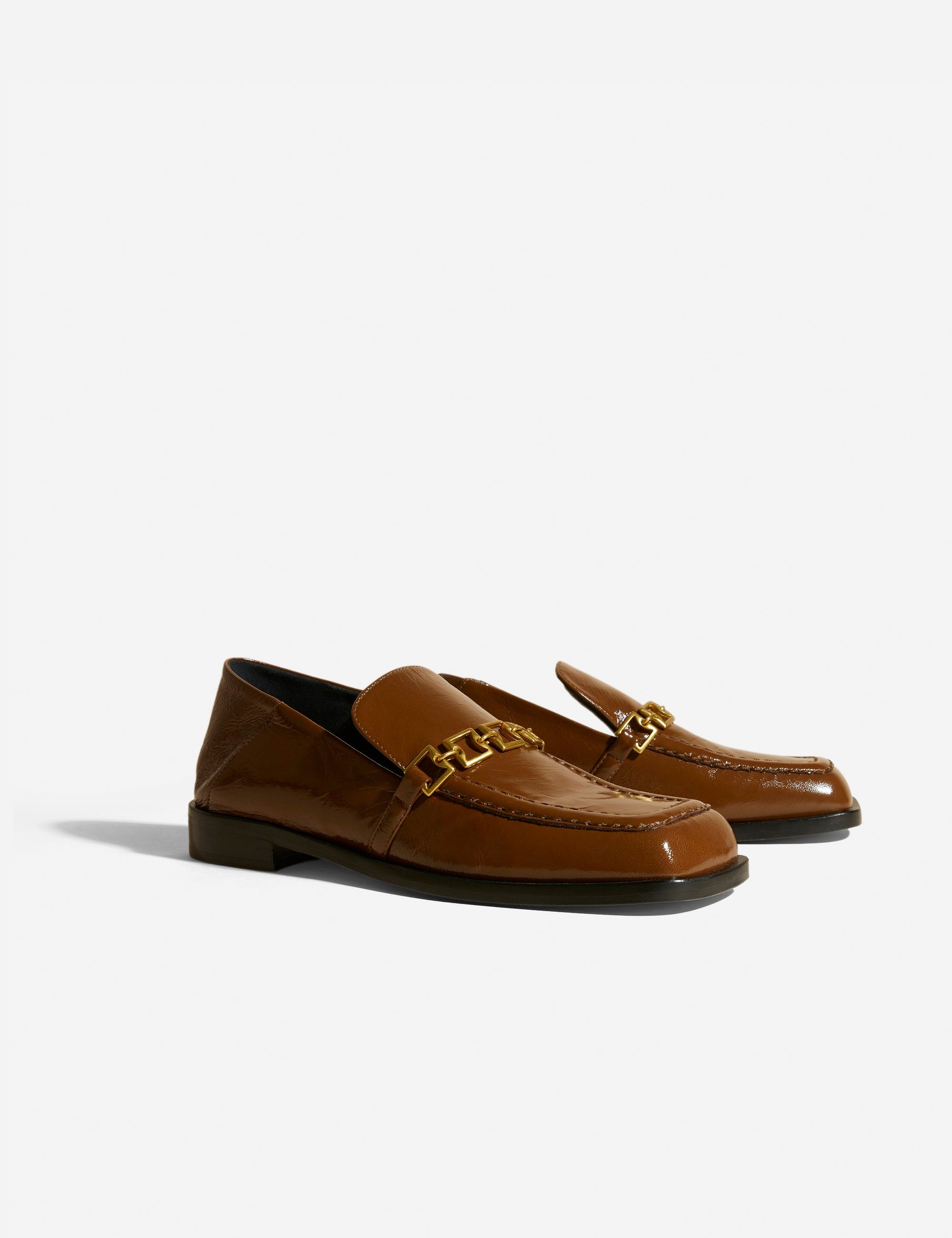 The Tap Loafers Mocha High Gloss