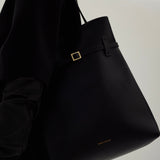 Tote du Jour Black Soft on Model 2